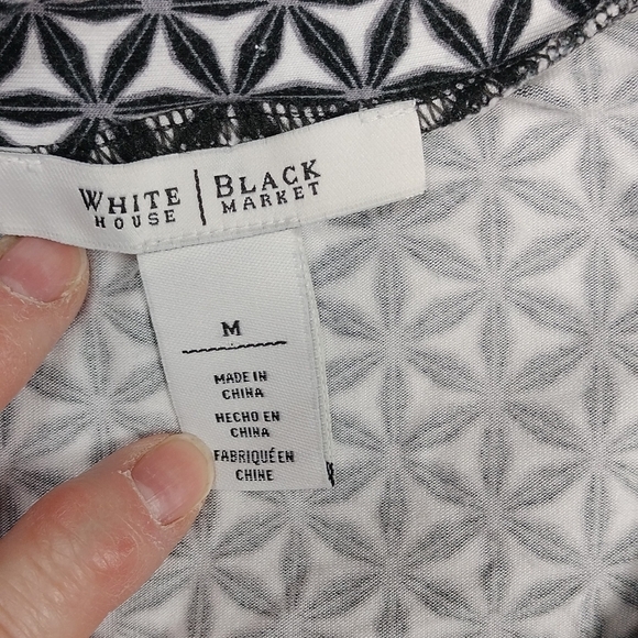 White house Black market women's medium 1/4 sleeved top - Picture 2 of 8